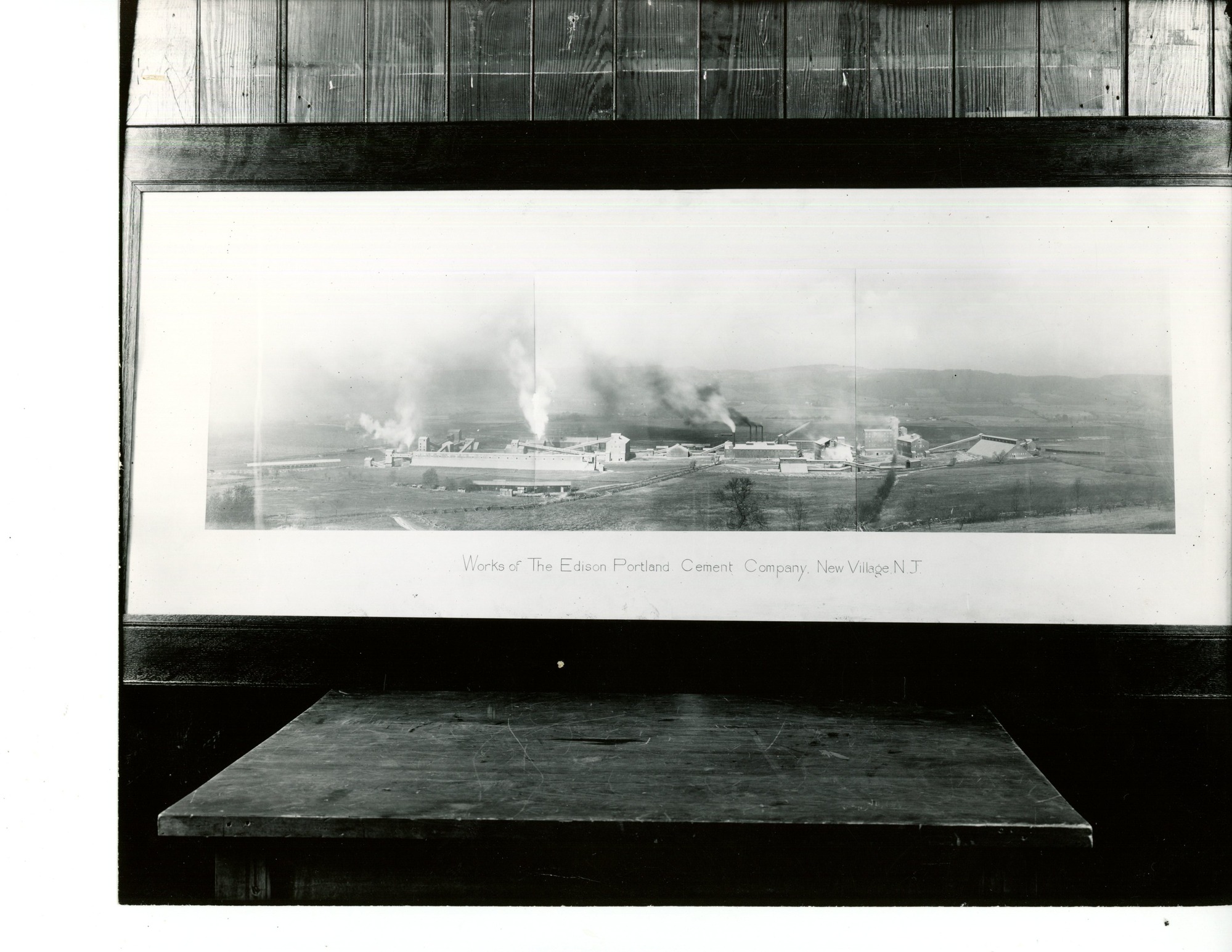 Panorama with Cement works.
