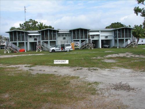 Repair/ replace flamingo housing roofs, Everglades National Park