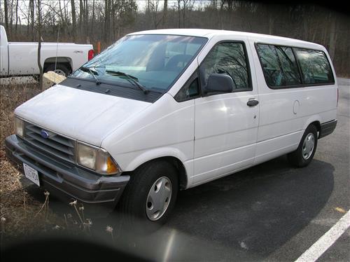 1997 Ford Aerostar Van at Gettysburg National Military Park in February 2009