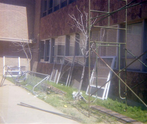 Construction of headquarters addition.