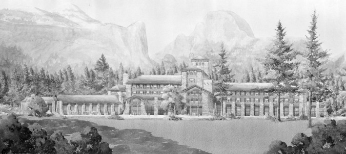Copy Neg: L. Radanovich, October 1998. New Ahwahnee plans by Gilbert Underwood.