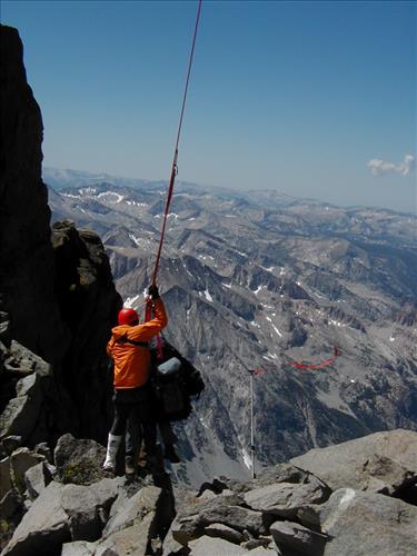 Helicopter and rescue operations on the Starlight SAR, Sequoia and Kings Canyon National Parks, summer 2004