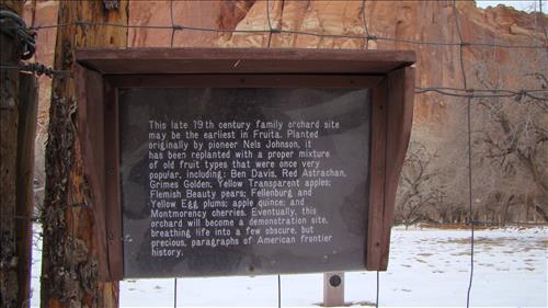 Capitol Reef Wayside Exhibit Inventory January 2009 Group 3