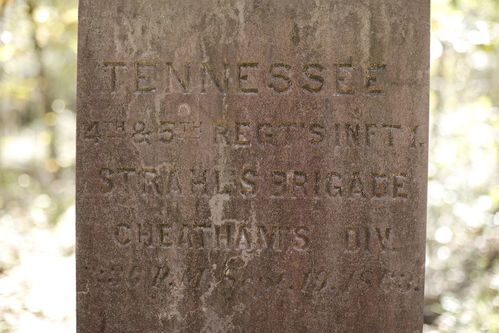 Fourth & Fifth Tennessee Infantry Regiment Marker
