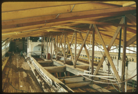 Wapama (built 1915; steam schooner), rennovation, March 1990, Part I. Various views of Wapama (built 1915; steam schooner), under construction during rennovation March 1990. The images are a sample from a slide show given to an unknown audience. This record is 1 of 2 records with images from this slide show.