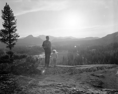 Sunset at Tuolumne Meadows from Puppy Dome.
