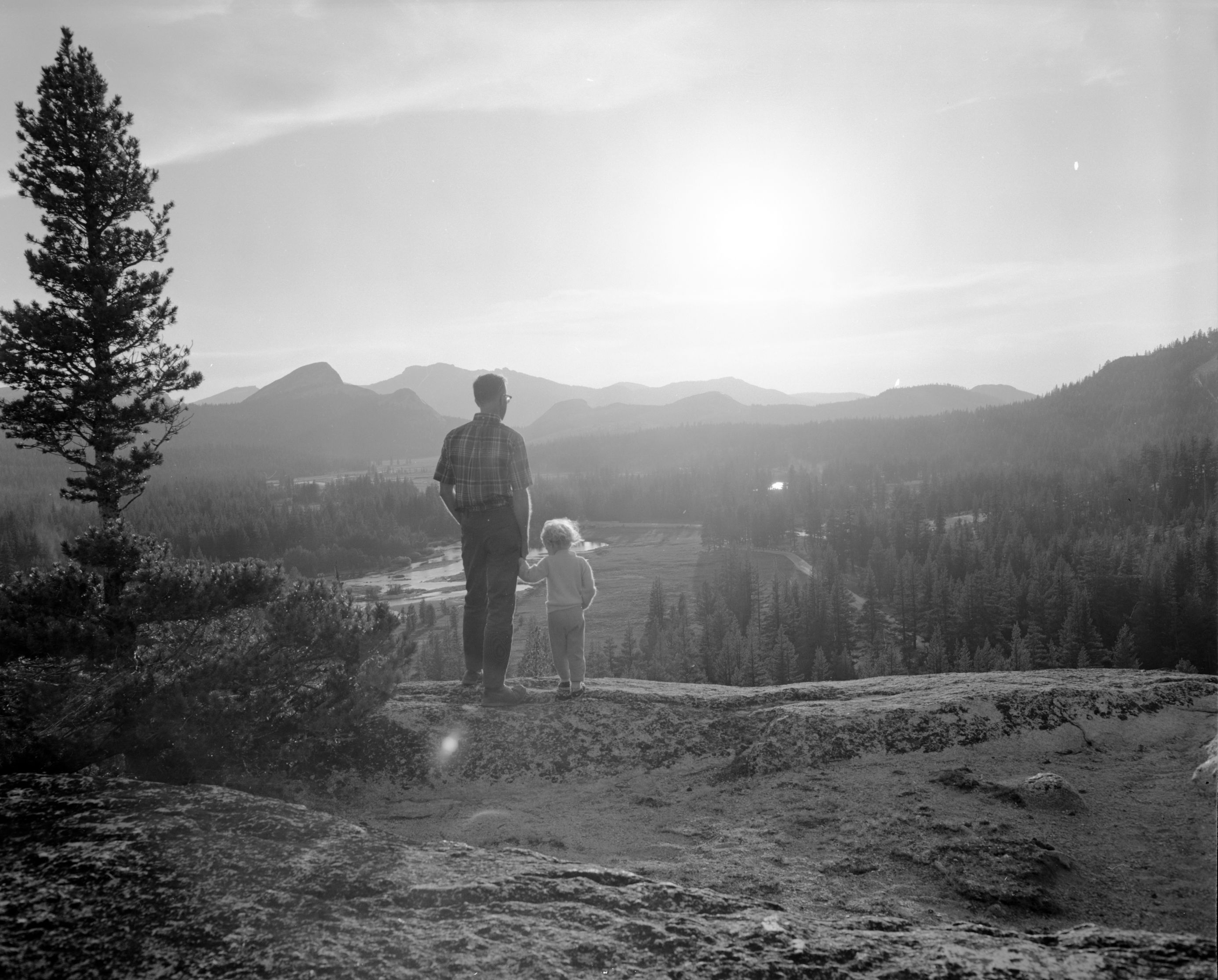 Sunset at Tuolumne Meadows from Puppy Dome.