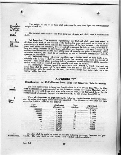 56788.PA#004--New York Central Lines And Rutland Railroad Company--Specifications for concrete masonry (for trial) [no. B-2] [1928.11.15] Pagfes 16 thru 25