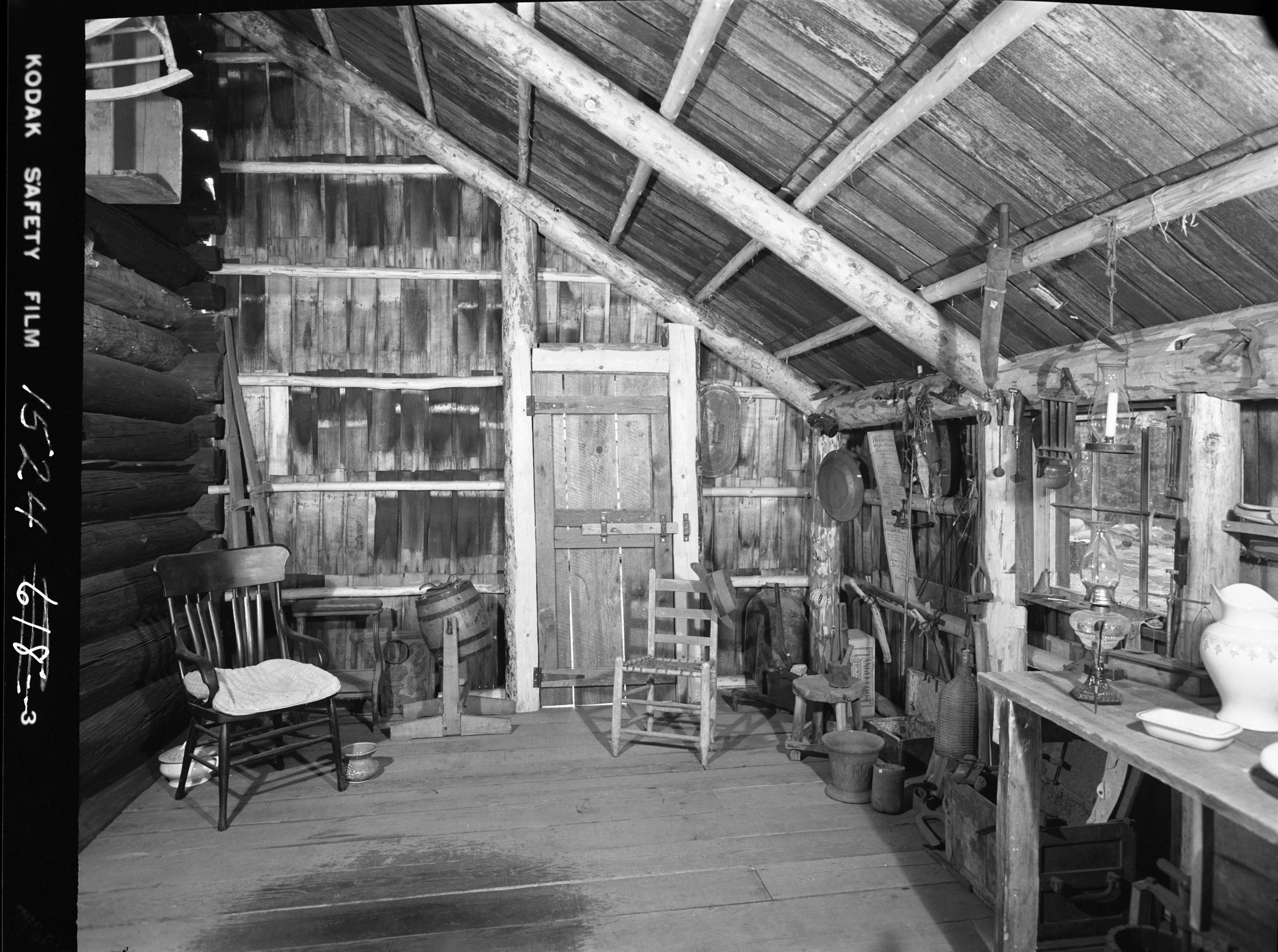 Hodgon cabin as furnished