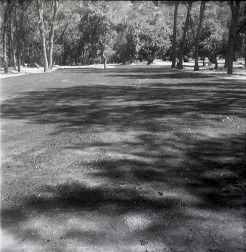 Grotto parking area.