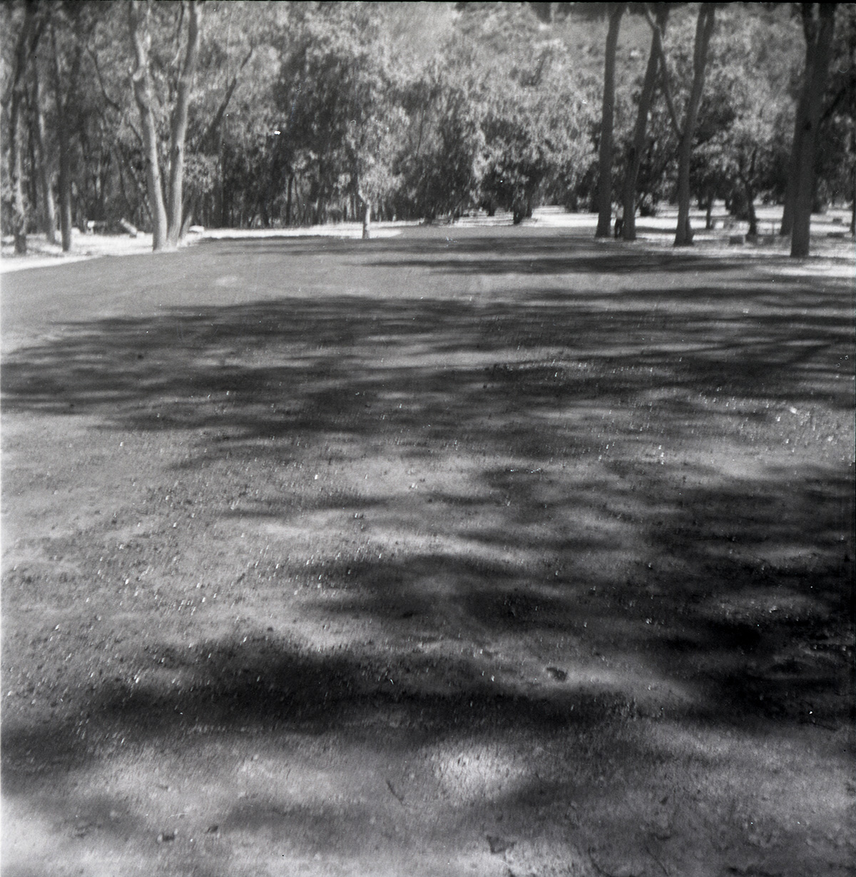 Grotto parking area.
