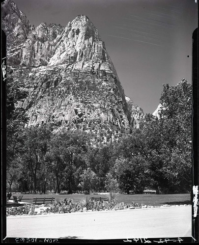 Mountain view from lodge area.