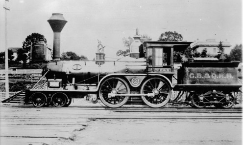 Chicago, Burlington & Quincy no. 0009 [4-4-0]