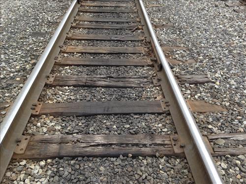 Before Pictures of Steamtown Runner track Repairs from SR-7 to West Crossing May 2015