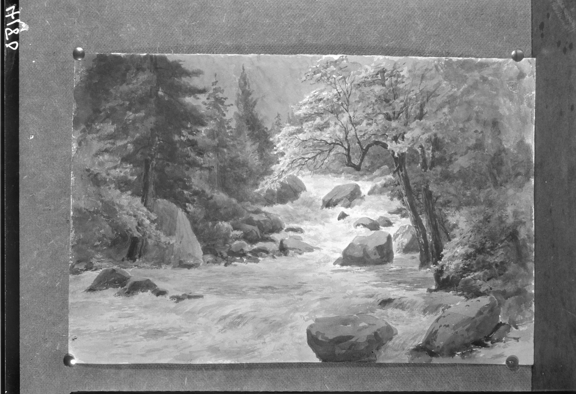 Happy Isles watercolor.