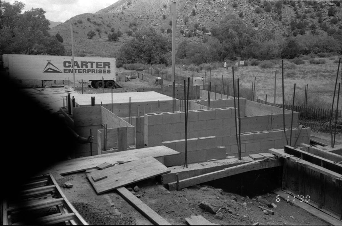 Construction of headquarters addition.