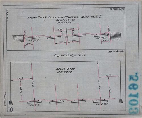 56103.LB--clearance sketches--Structures less than 8 feet from center line of track or less than 22 feet above top of rail [Group 10]