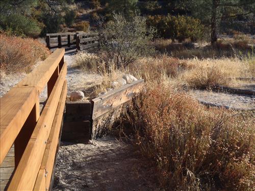 Failing Bridge Abutment - Pinnacles National Park, Bench Trail, June 2012