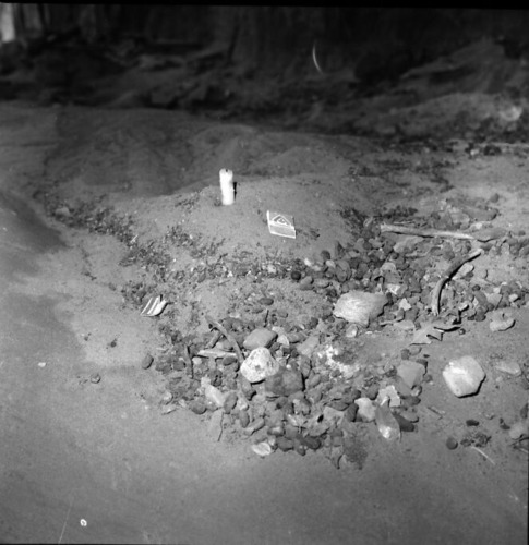 42WS0069. Indian cave in Cave Valley to document pot hunter activities.