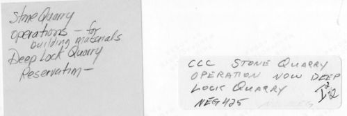 CCC in  Cuyahoga Valley National Park- Stonework