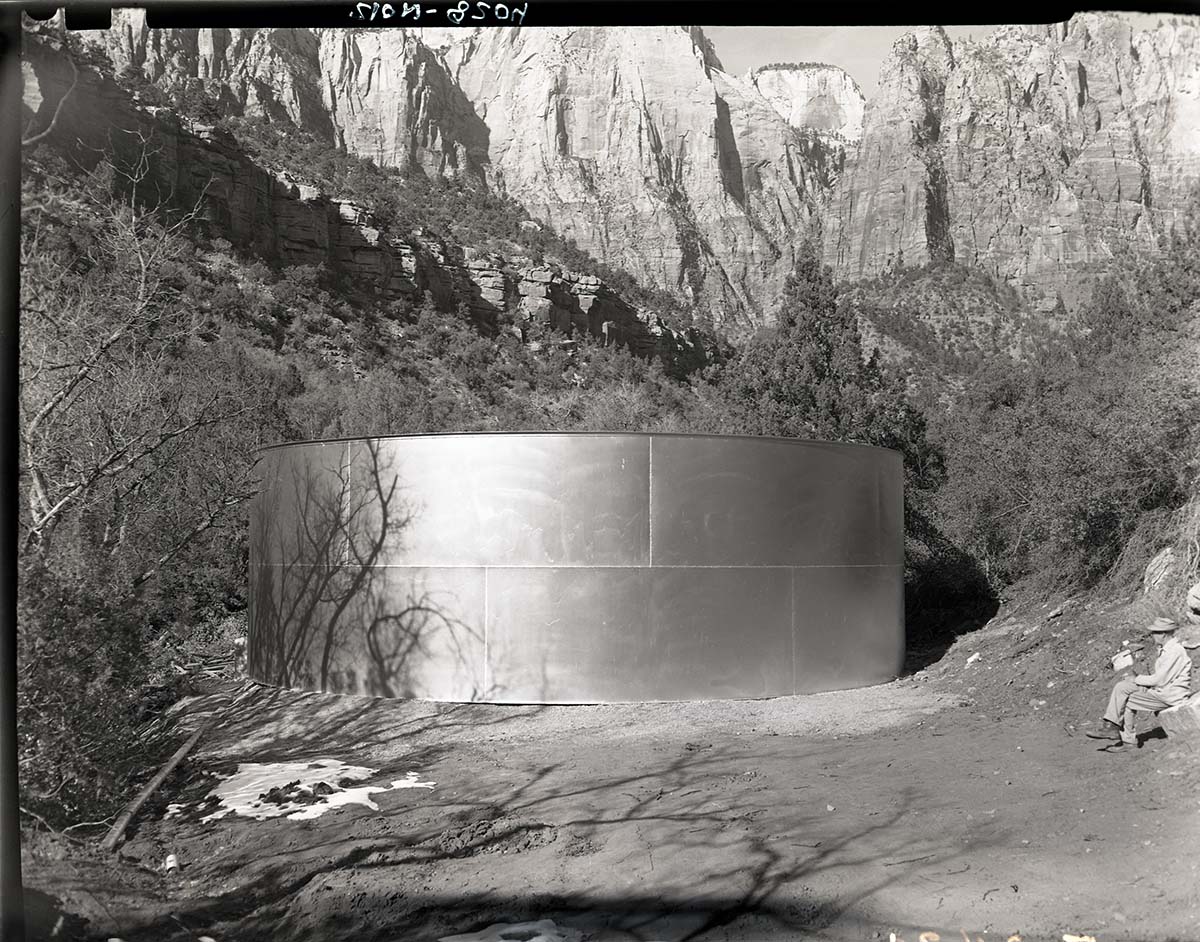 Springdale pipeline company's water tank.