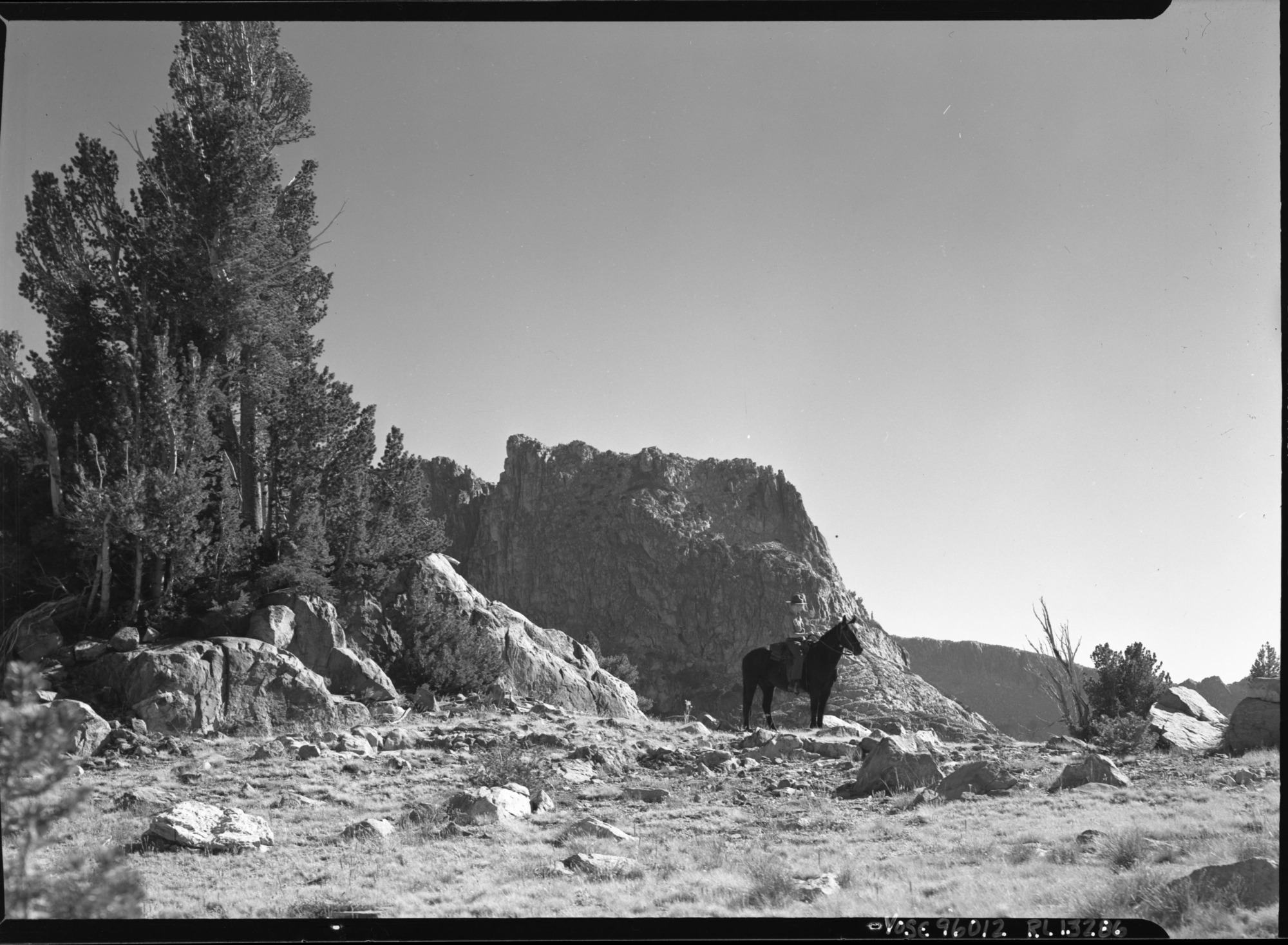 Frank Brockman on the ridge above Rodgers Lake.