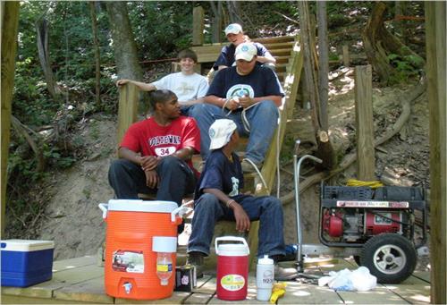 CHCH - YCC on Mt. Beautiful Trail adding 2 sets of sets with 2 landings