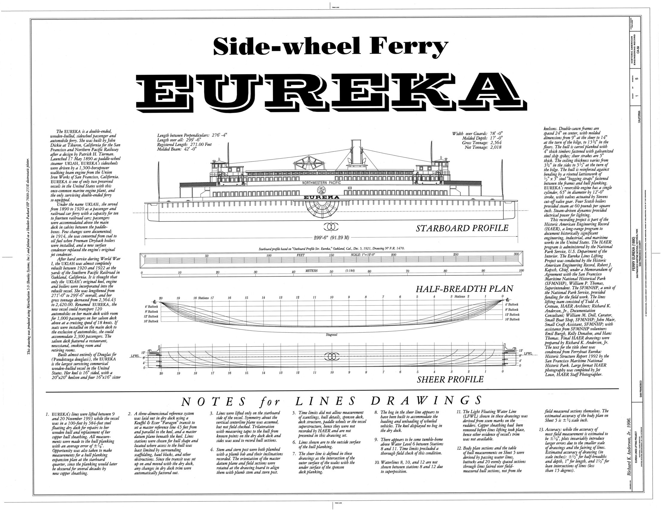 Side-wheel ferry Eureka