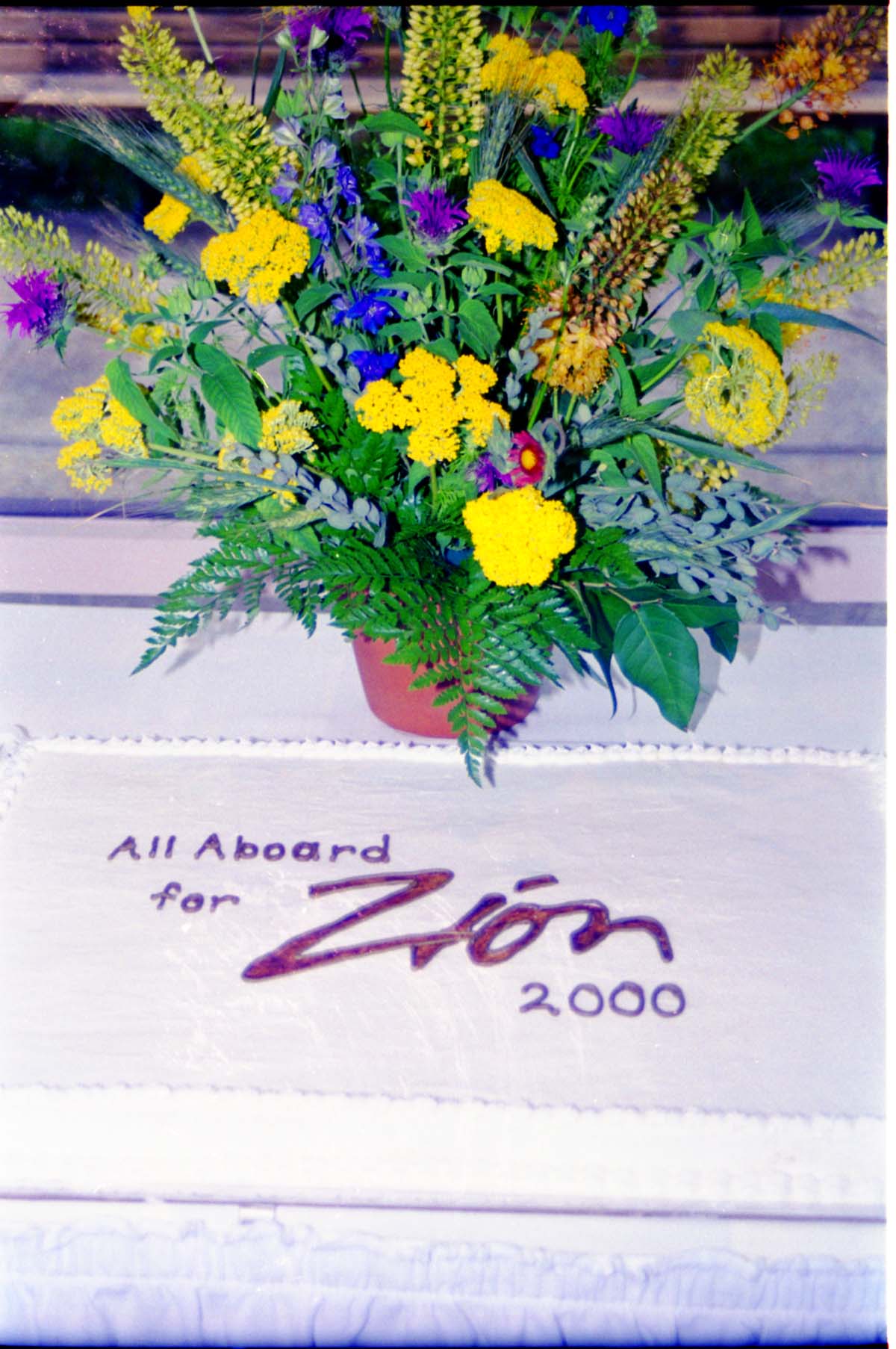 Color Photos of the opening celebration for the new visitor center - Same day as the official shuttle launch.