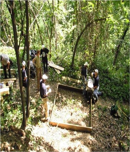 CHCH - YCC on Mt. Beautiful Trail adding 2 sets of sets with 2 landings