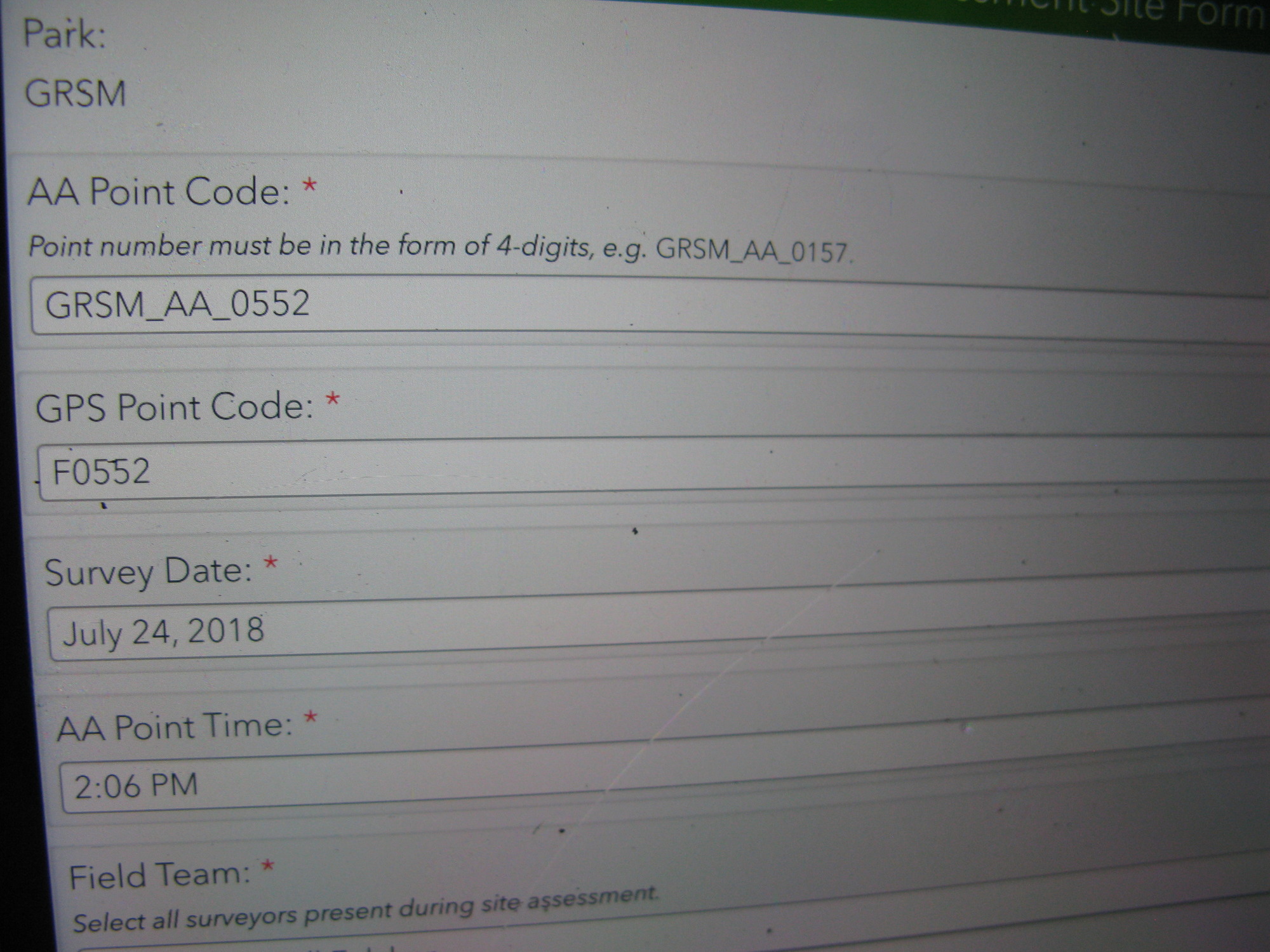 Plot Code: GRSM_AA_0552_1