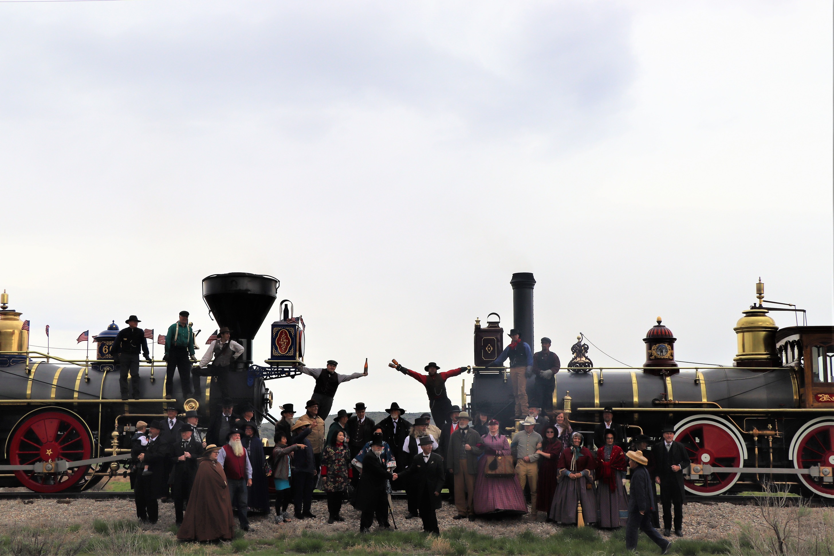 Re-enactment Champange Photo May 10, 1st