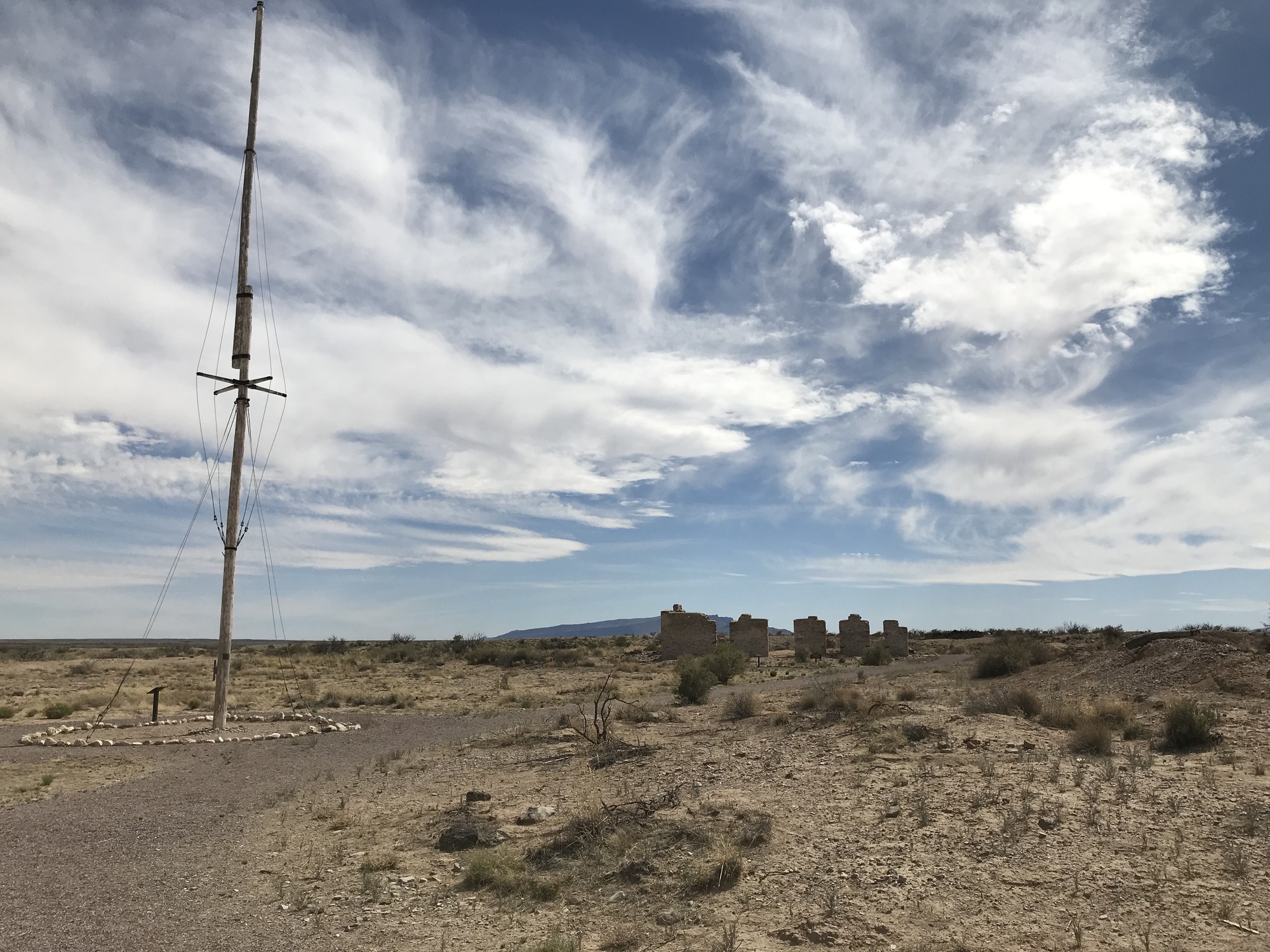 A monument marks the spot of Fort Craig Historic Site in Socorro County, NM