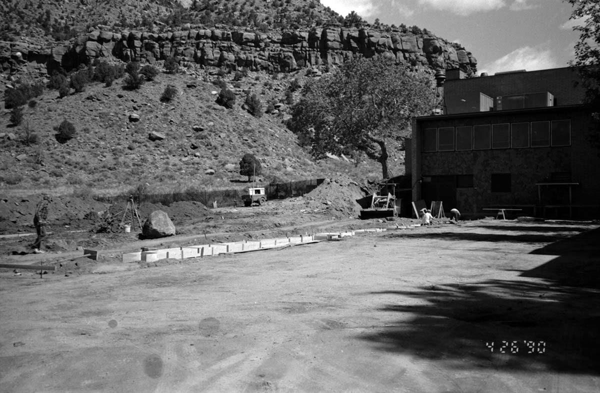 Construction of headquarters addition.