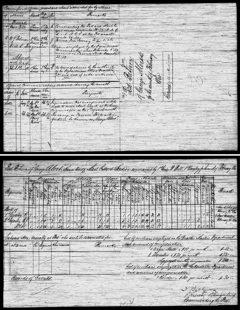 Photo of historic document