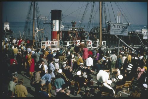 Eppleton Hall (built 1914; tugboat) arriving in San Francisco from Newcastle, England, March 24, 1970