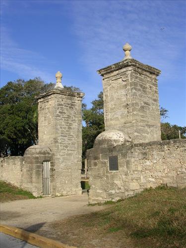 St. Augustine City Gates at Castillo de San Marcos National Monument in January 2008