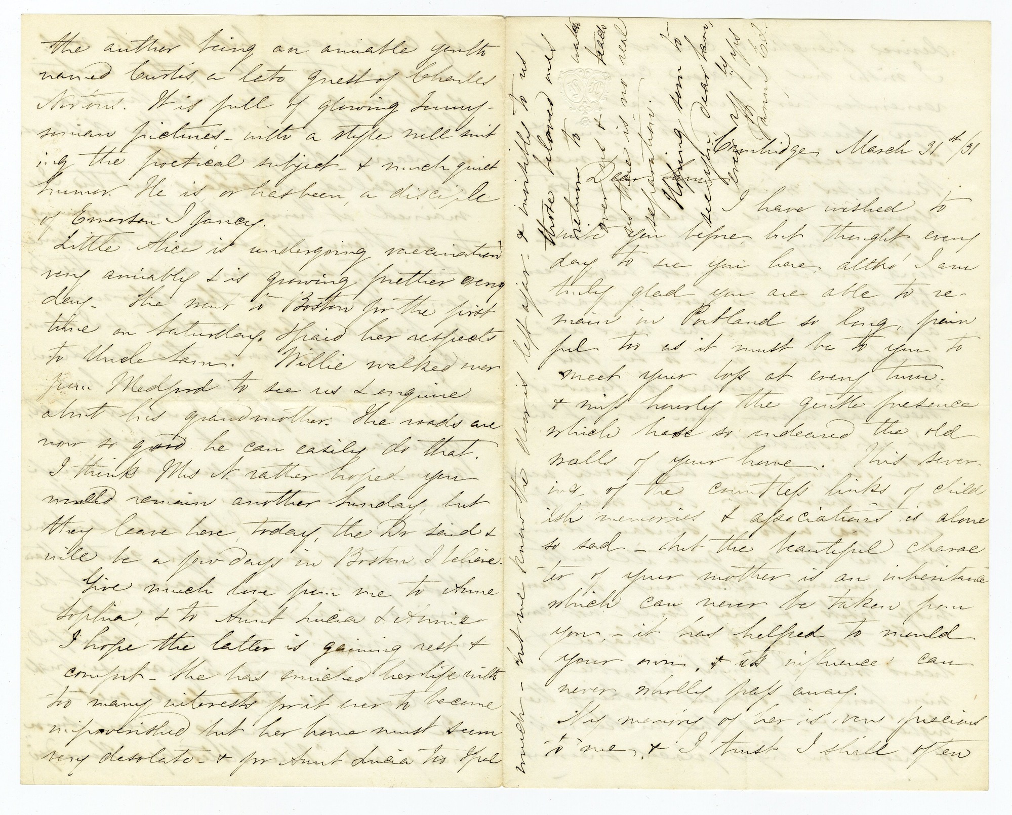 Manuscript letter