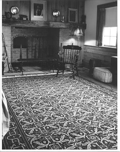 Oriental rugs at the Eisenhower National Historic Site in March 2003.