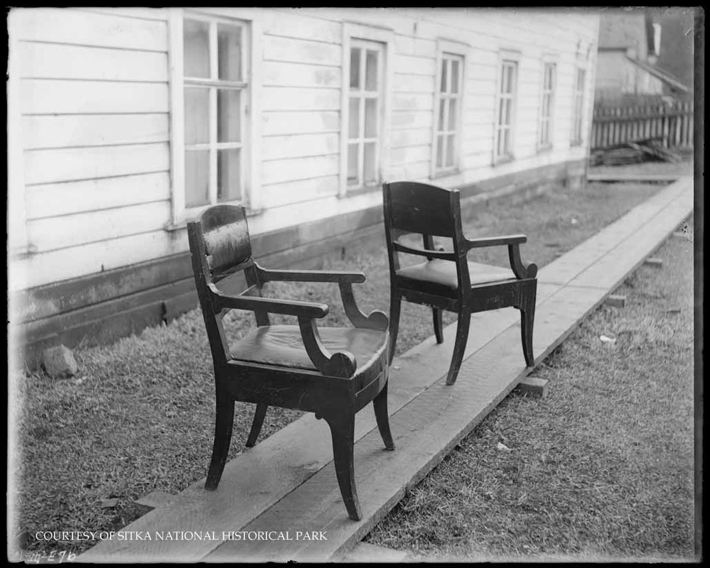 Furniture from the Russian Bishop's House.