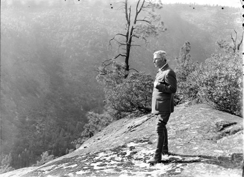 Mr. Sovulewski, Park Supervisor, near Hetch Hetchy.