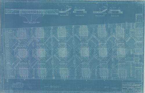 20352.BL-(GROUP 3) East Orange, NJ--Brick Church Viaduct and Station [1921-1922]