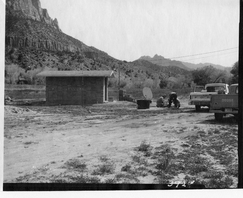 Lift station, generator, and pump in Watchman area.