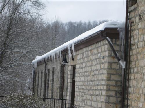 Snow/Ice Damage to HQ Complex - Feb 2015