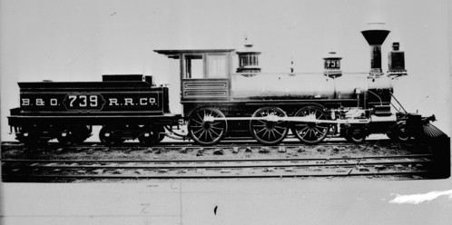 Baltimore & Ohio no. 0739 [4-6-0]