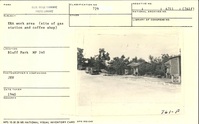 ERA work area showing site of gas station and coffee shop