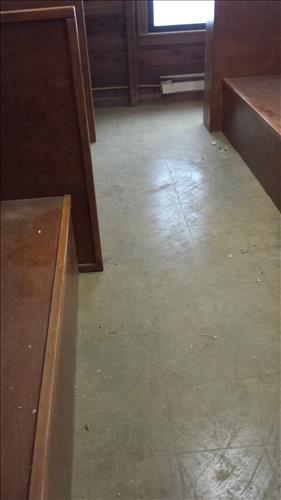 Replace Tile Floors in Camp Five Dorms and Dining Hall in February 2015