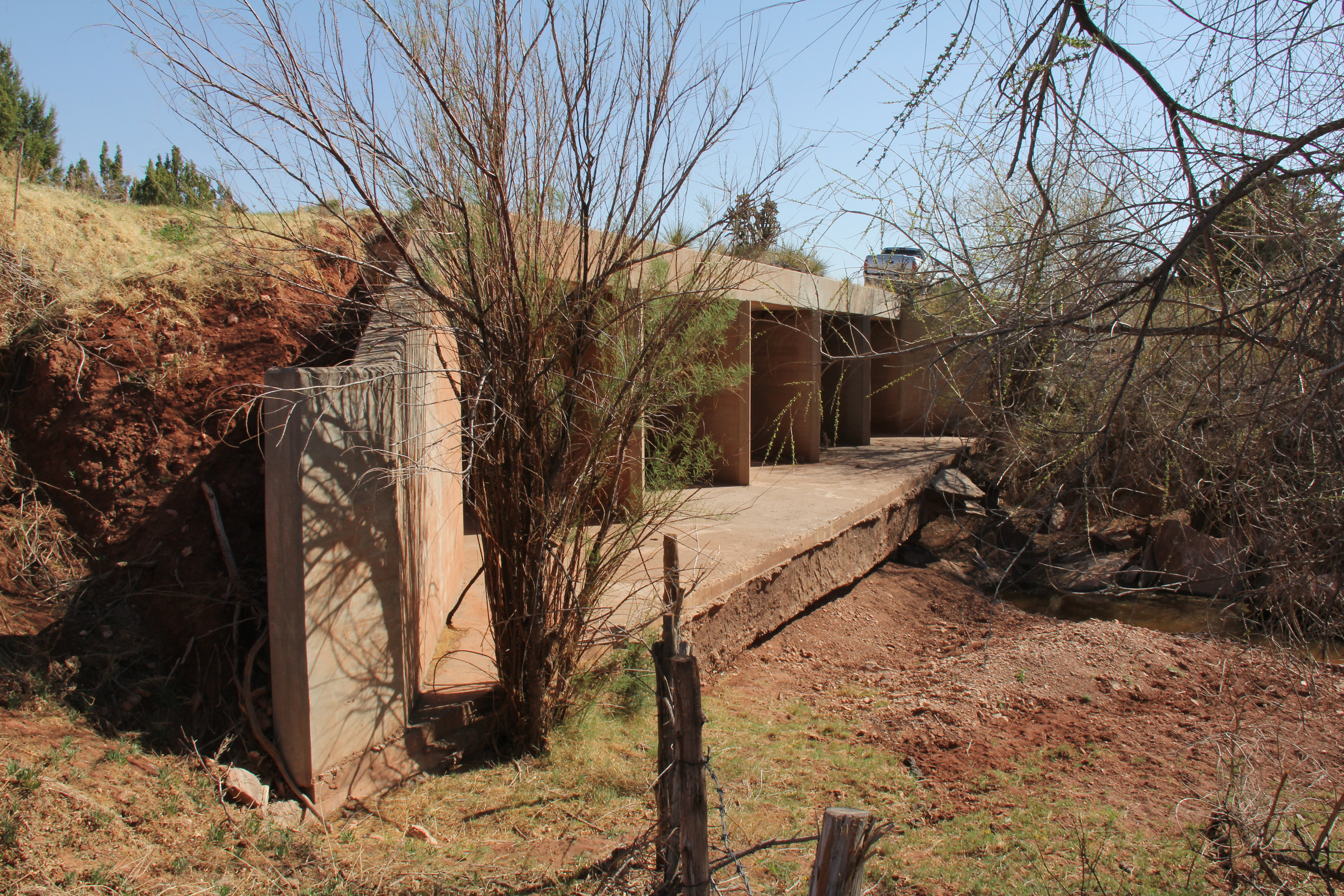 Concrete Culvert on Cuervito Creek on the Cuervo Cutoff W. of Cuervo.