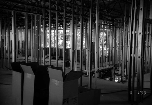 Construction of headquarters addition.