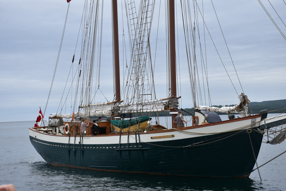 Sailing ship starboard side